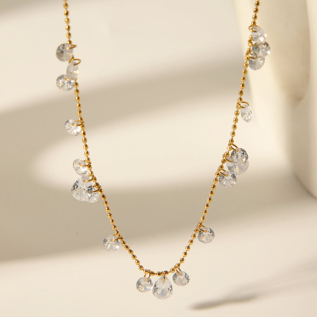 Raindrop Crystal Necklace