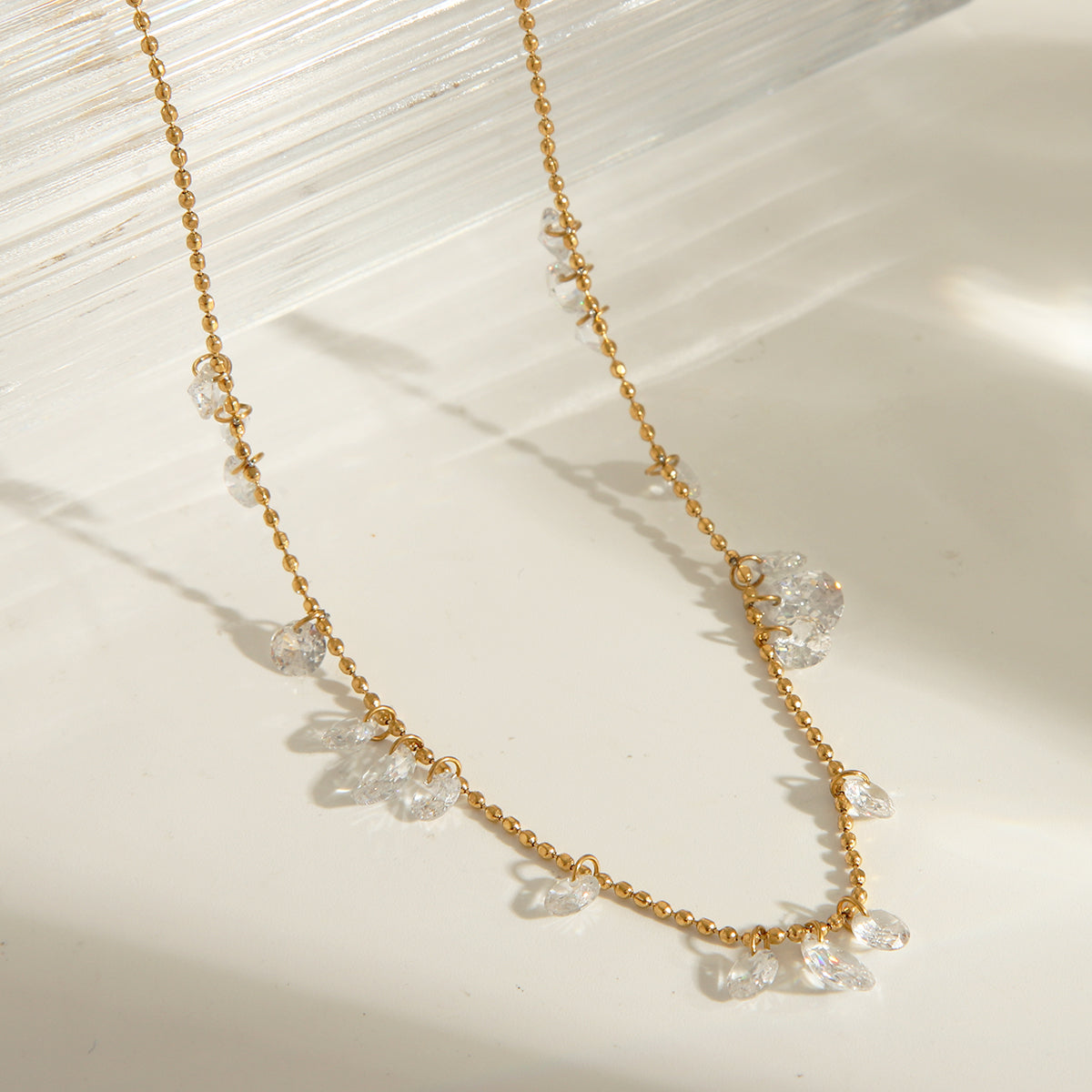 Raindrop Crystal Necklace