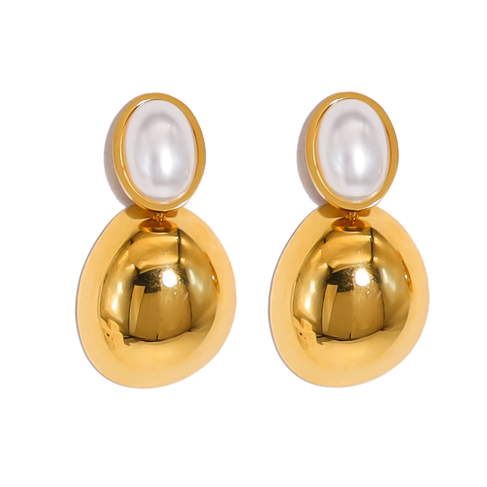 Opulent Pearl Drop Earrings