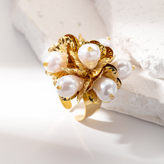 Golden Blossom Ring