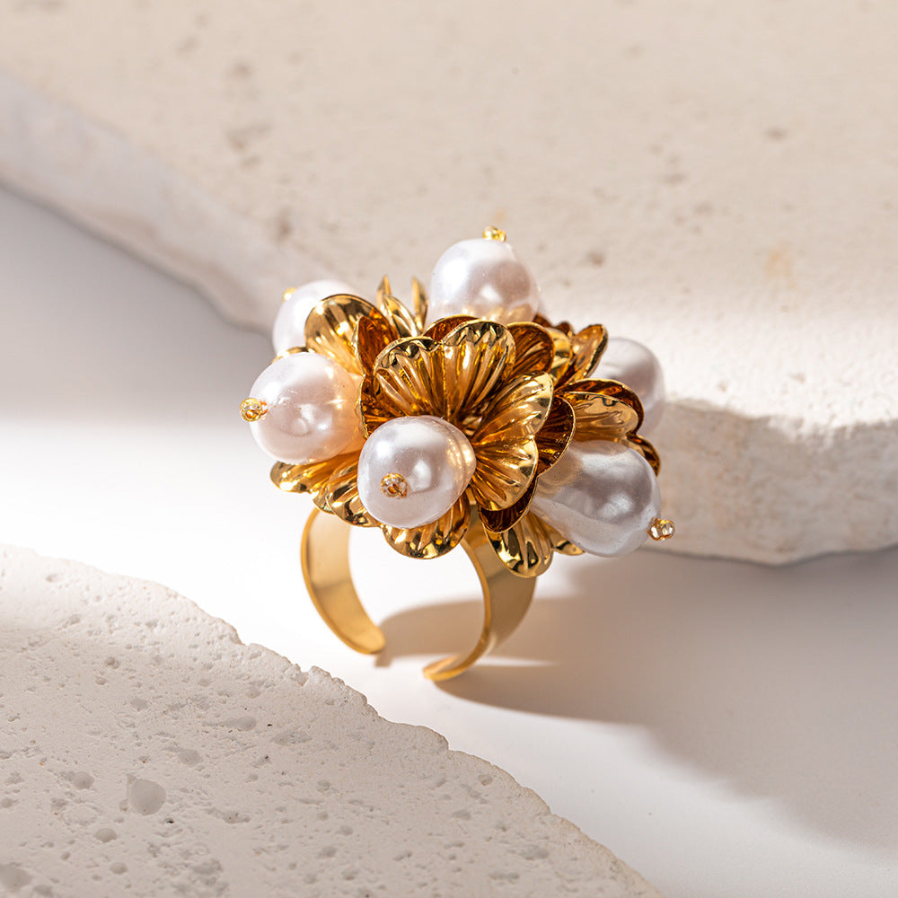Golden Blossom Ring