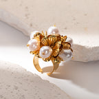 Golden Blossom Ring