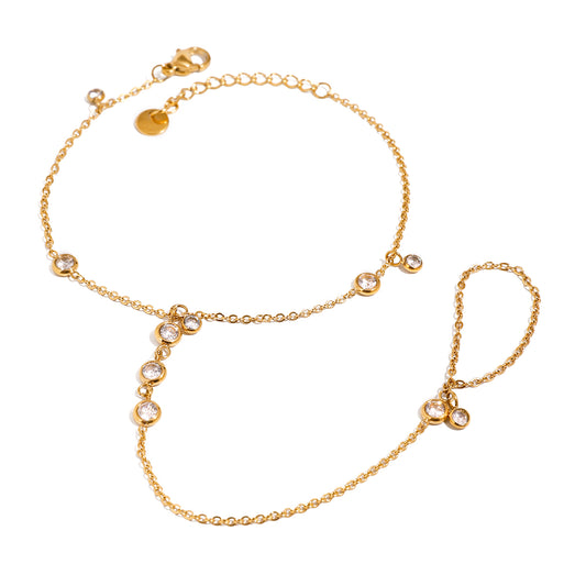 Golden Grace Hand Chain