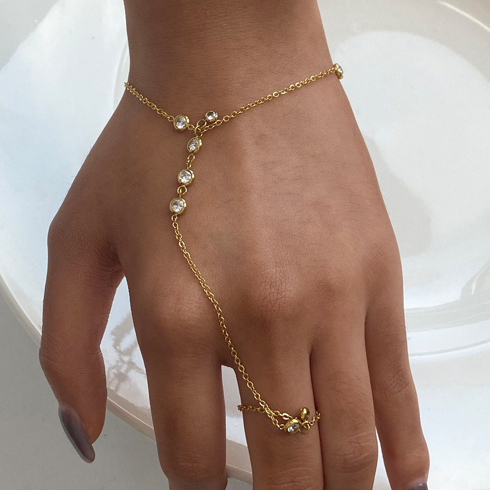 Golden Grace Hand Chain