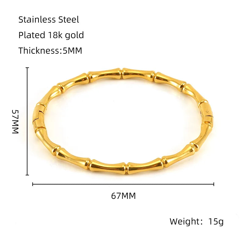 Bamboo Bangle Bracelet