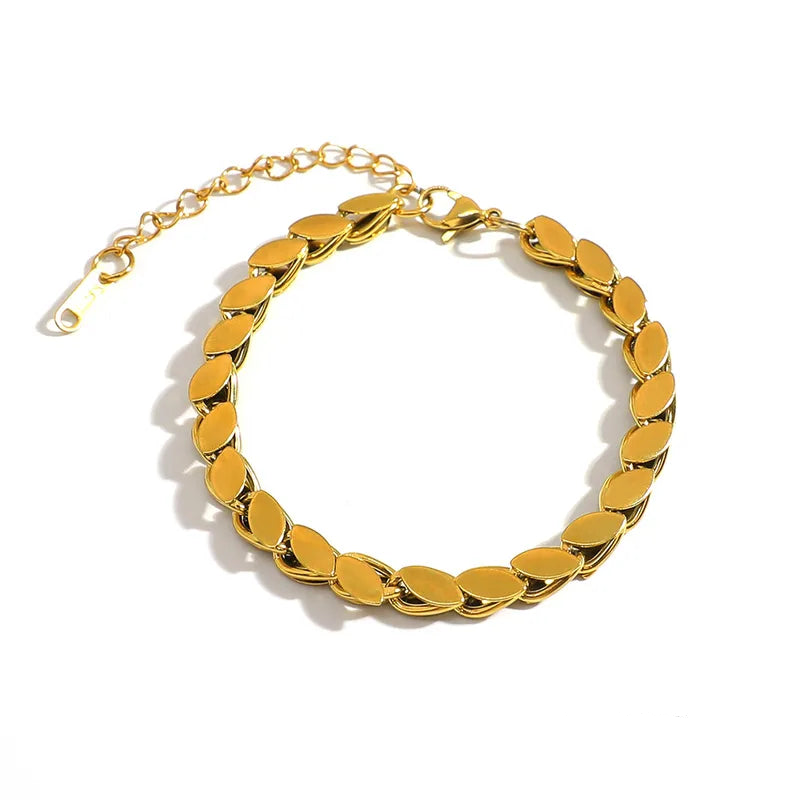 Gold Leaf Bracelet