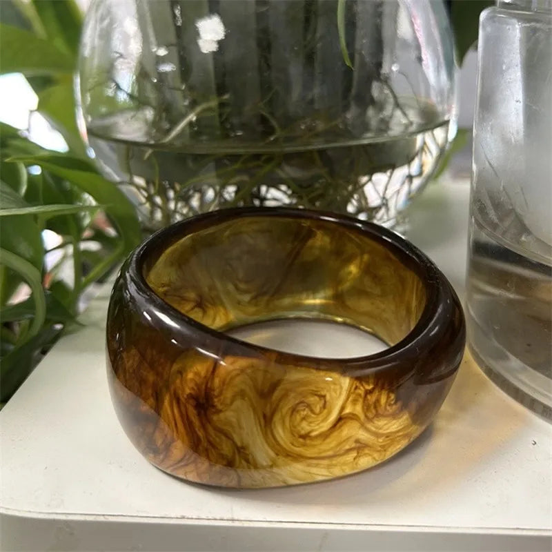 Honey Resin Bangle