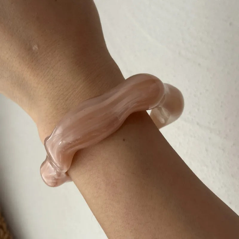 Cocoa Resin Bangle Set