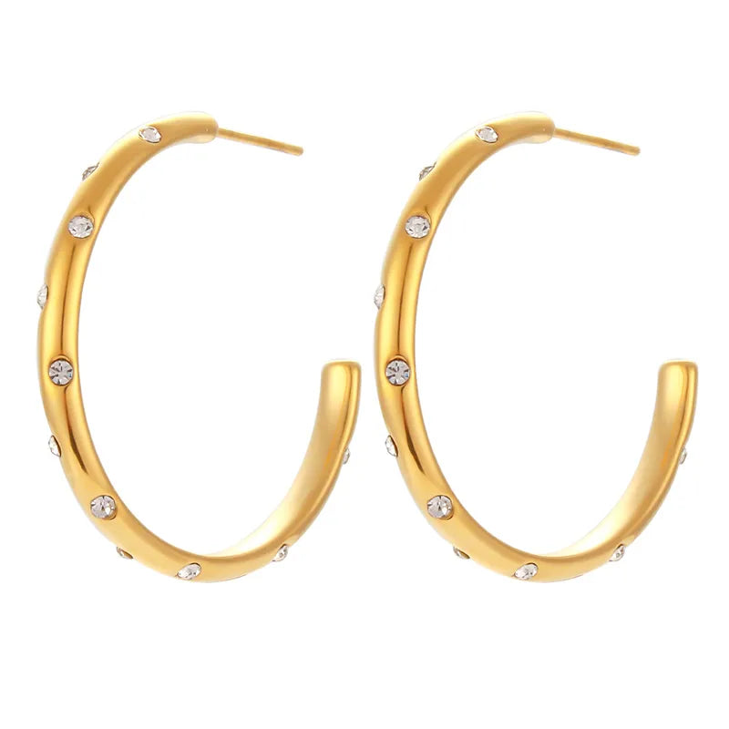 Cira Hoop Earrings