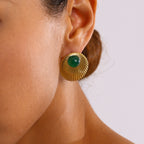 Emerald Sunbeam Earrings