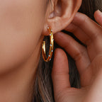 Cira Hoop Earrings