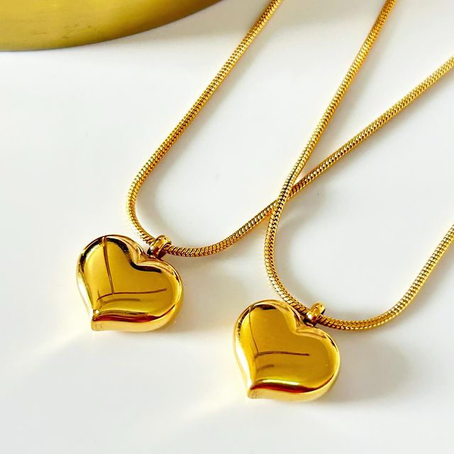Puffy Heart Necklace