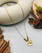 Treasure of Love Diamond Stud Necklace