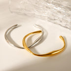 Wave Flow Cuff Bracelet