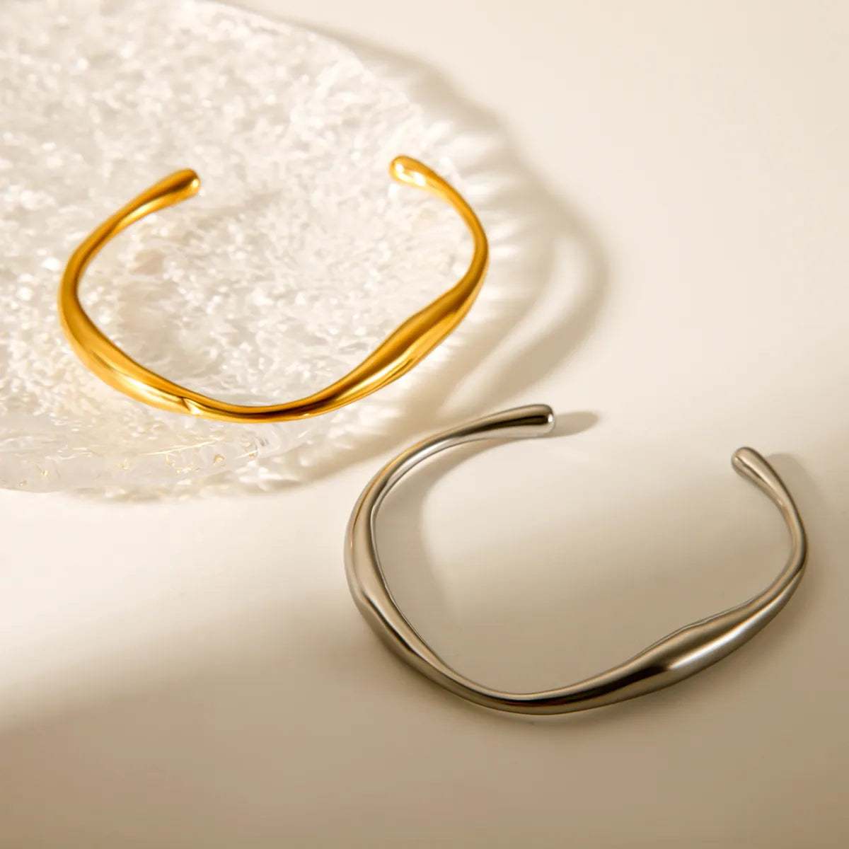 Wave Flow Cuff Bracelet