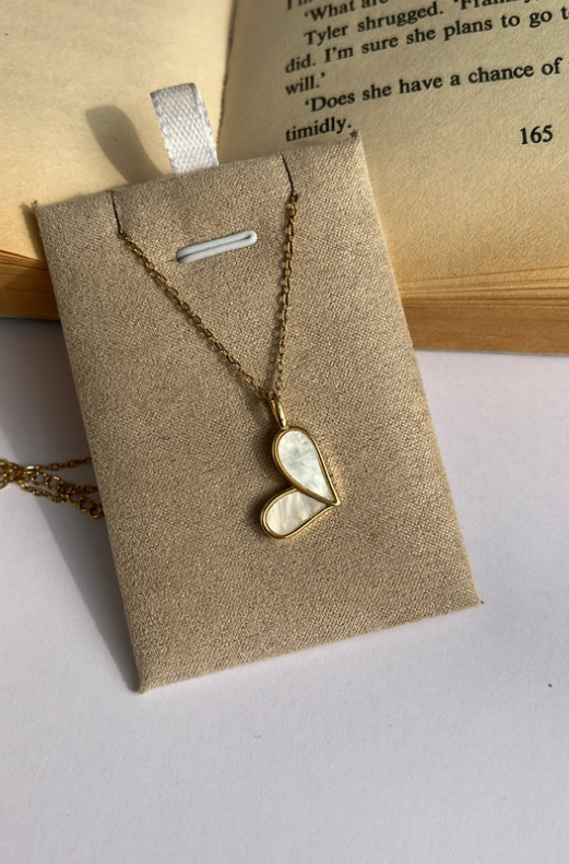 Mother of Pearl Love Necklace