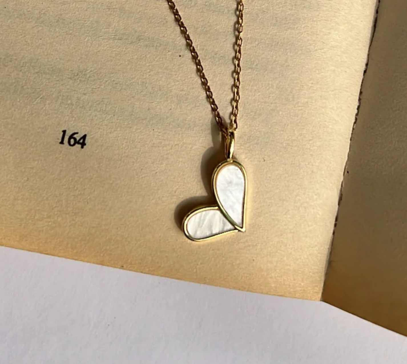 Mother of Pearl Love Necklace