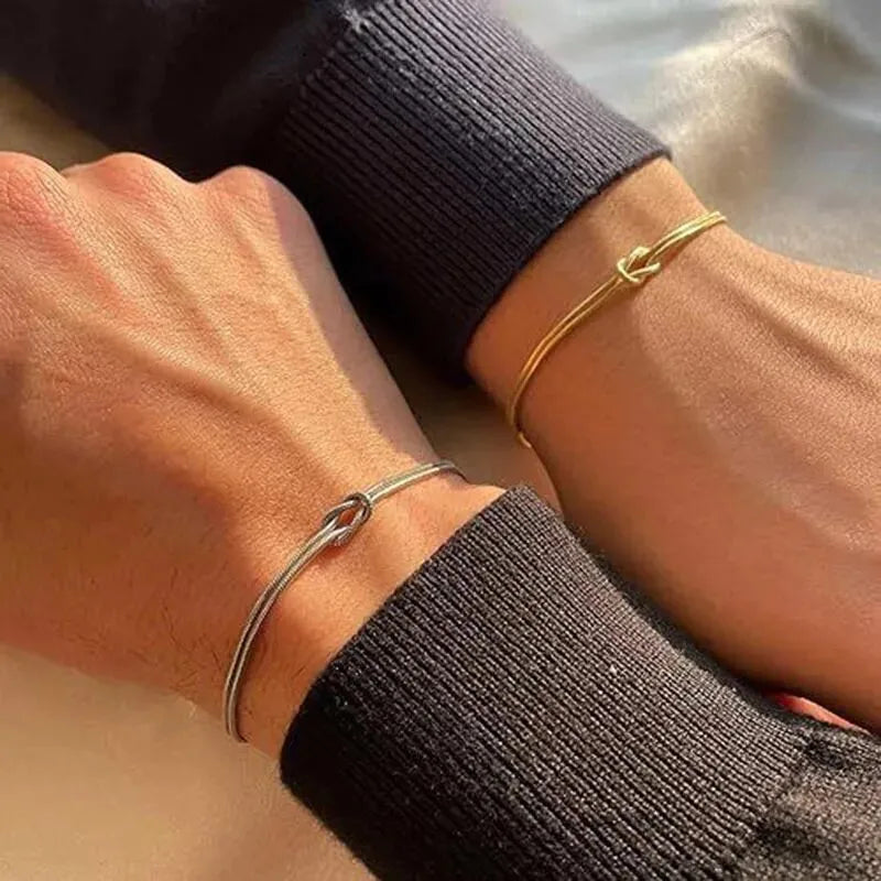 Ever Knot Couple Bracelets
