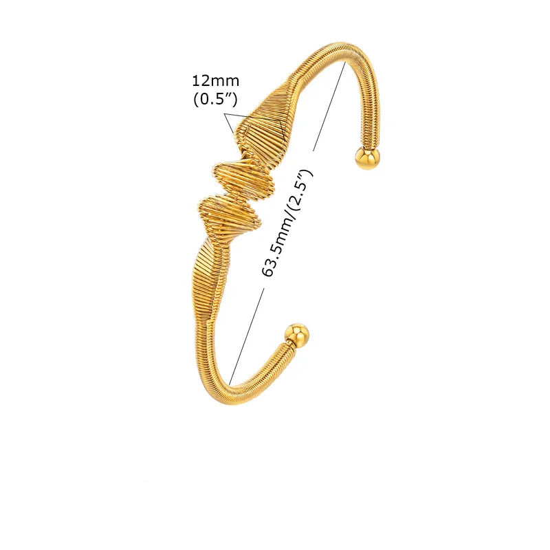 Wave Cuff Bracelet