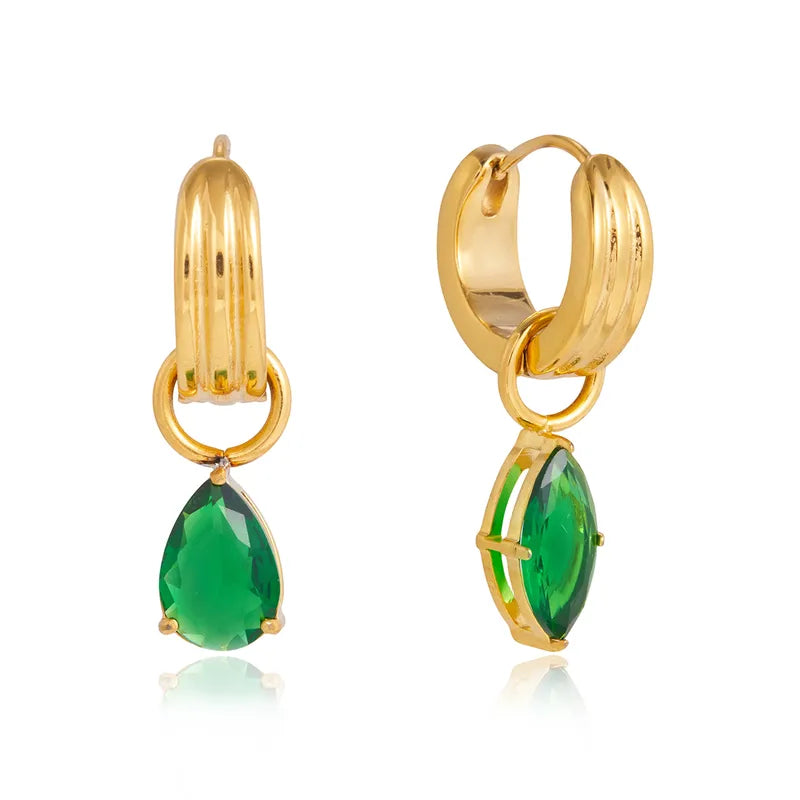 Jade Drop Earrings