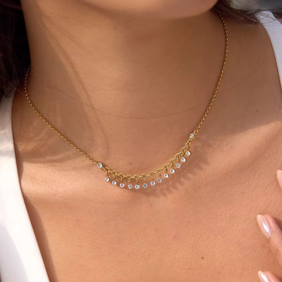 Starlight Fringe Necklace