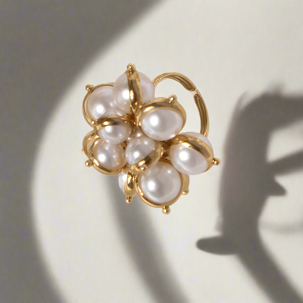 Orchid Pearl Ring