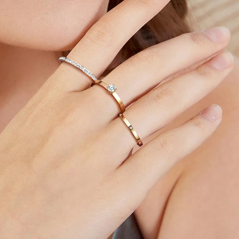 Trio Spark Ring Set
