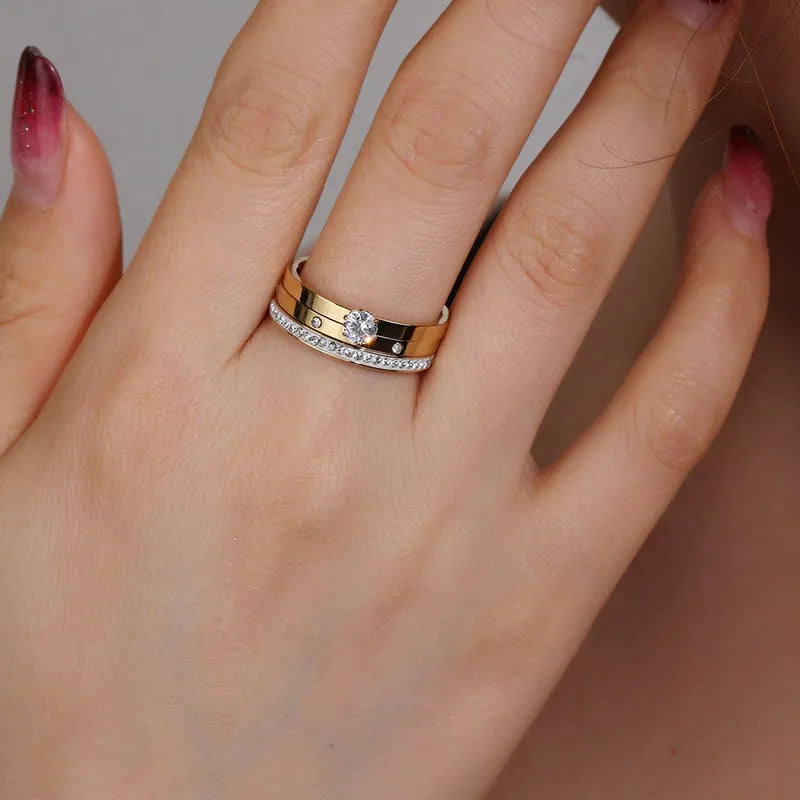 Trio Spark Ring Set