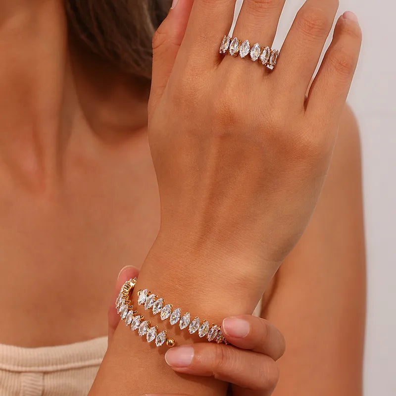 Meher Crystal Bangle