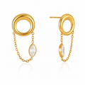 Orbit Crystal Drop Earrings