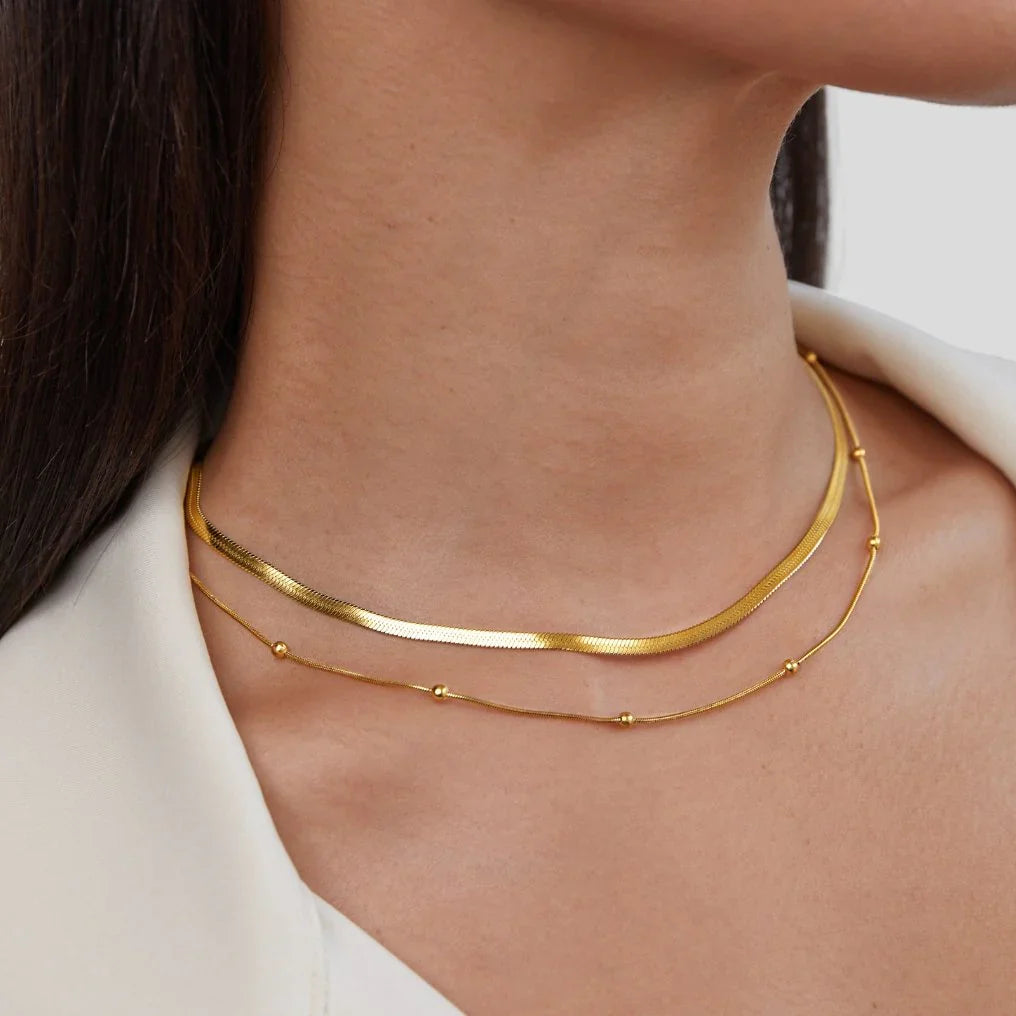 Golden Twin Necklace