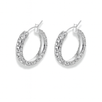 Crystal Glow Hoop Earrings