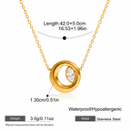 Orbit Crystal Necklace