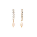 Starlit Pearl Drop Earrings