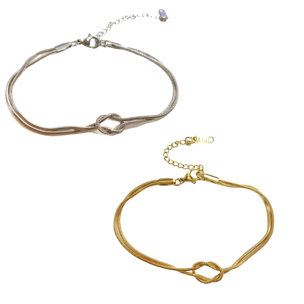 Ever Knot Couple Bracelets