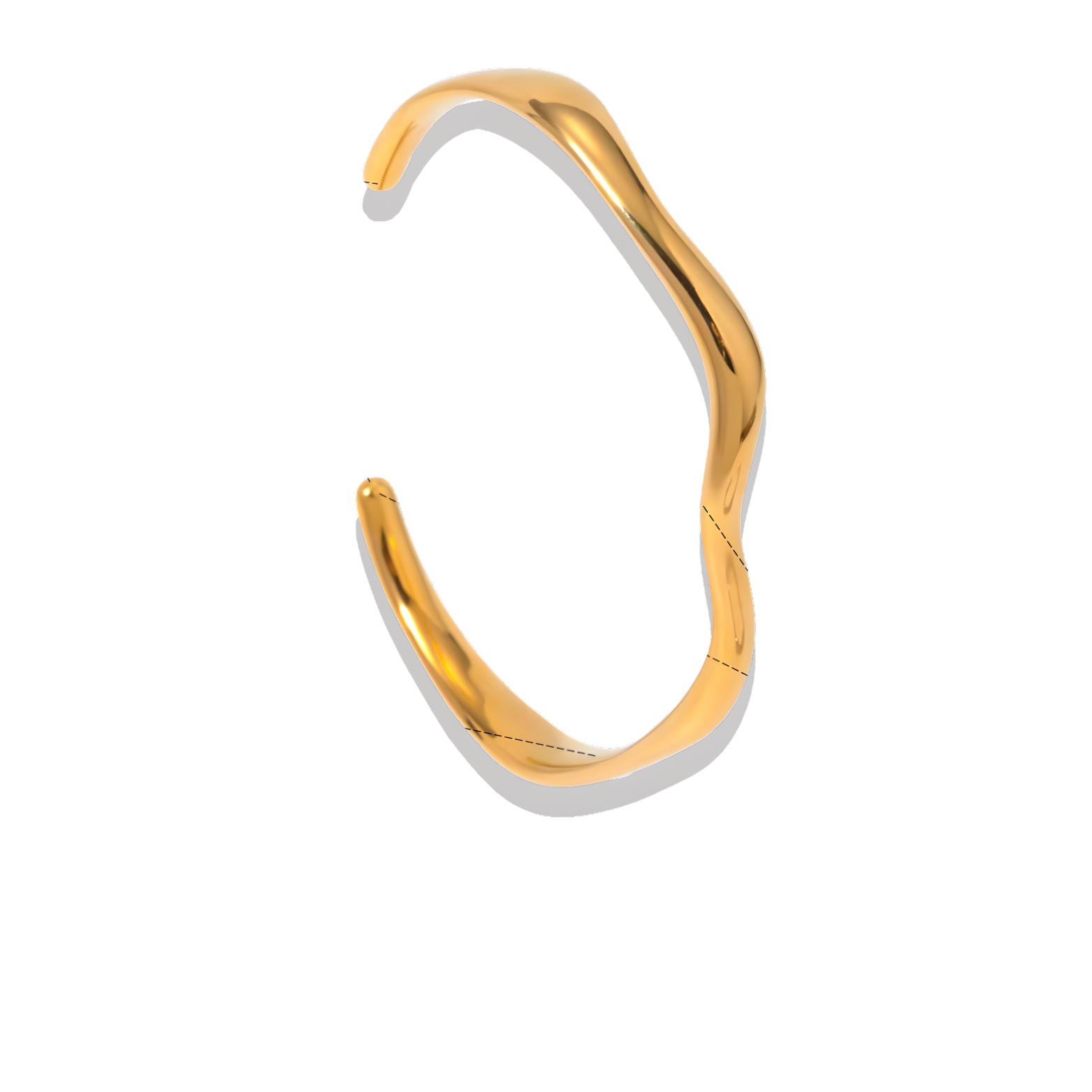 Fluid Cuff Bracelet