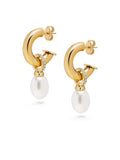Pearl Charm Earrings