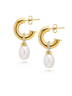 Pearl Charm Earrings