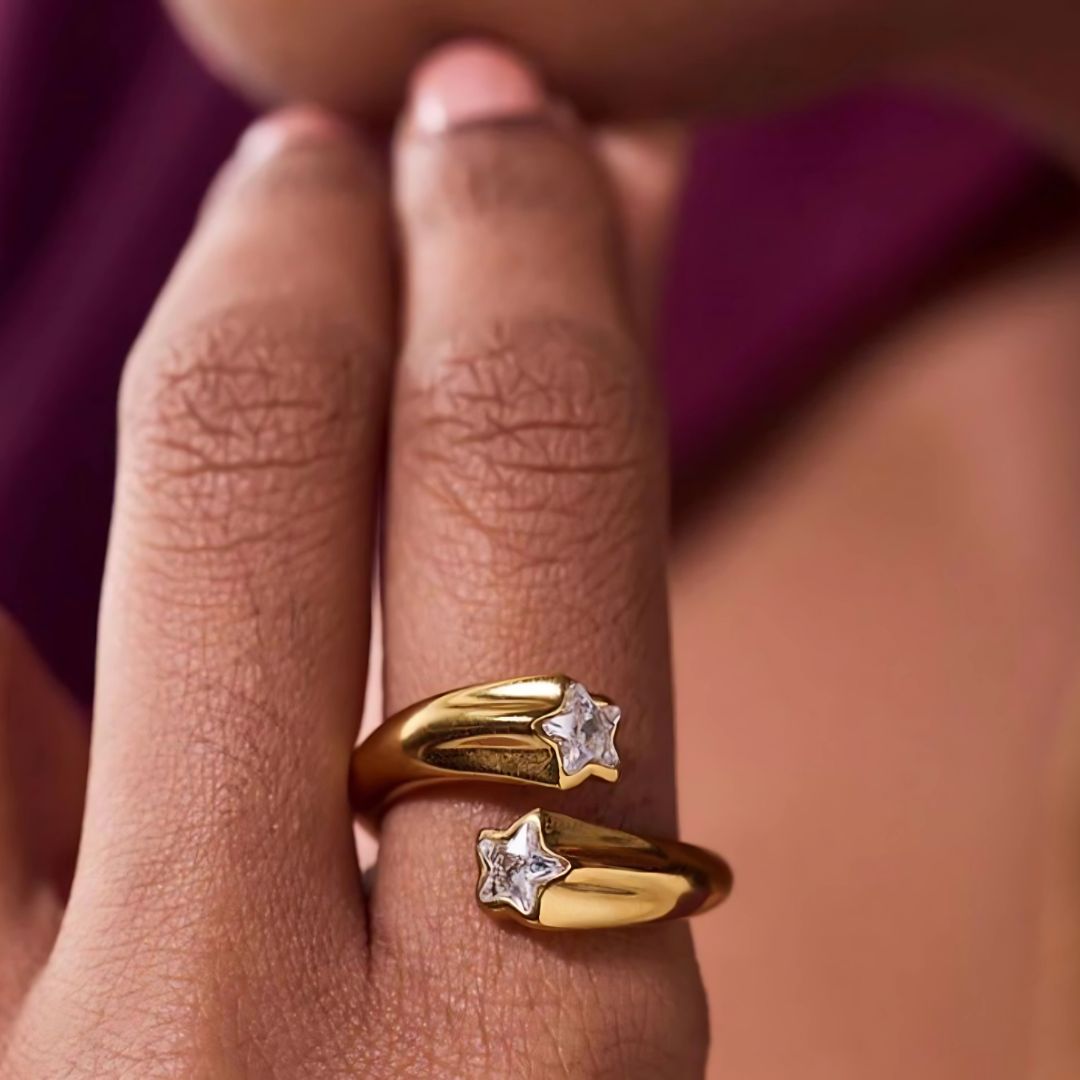 Golden Nova Ring