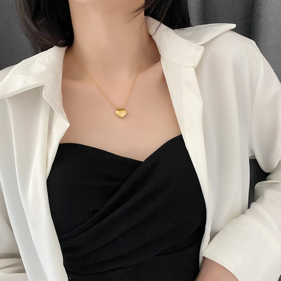Puffy Heart Necklace